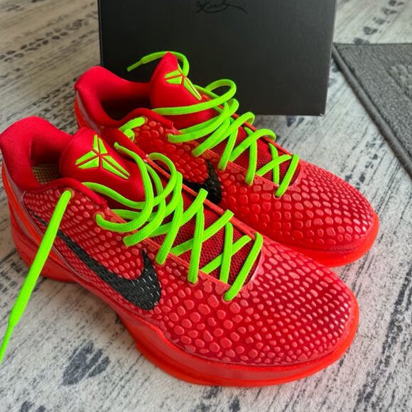 Nike Kobe 6 Protro “Reverse Grinch” Men Size 8.5